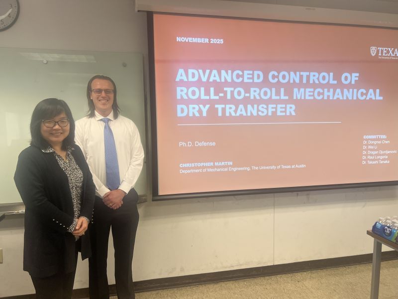 Congratulations to Chris on Defending the Ph.D. Dissertation!